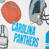 NFL Panthers North South Triple Zip Crossbody